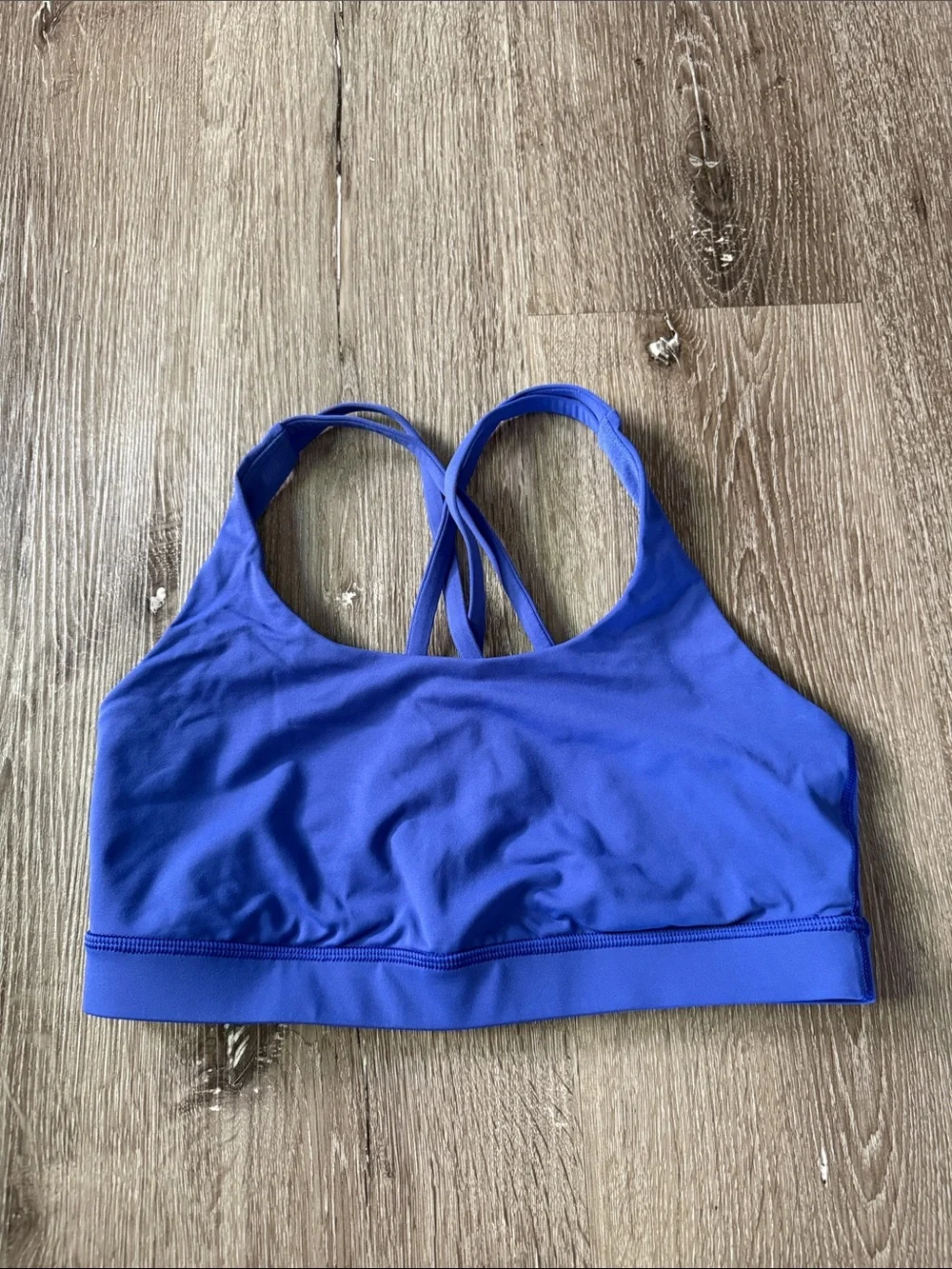 Lululemon energy bra Moroccan blue 8